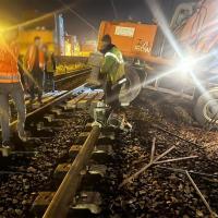 21 pose et depose rails pour pont provisoir